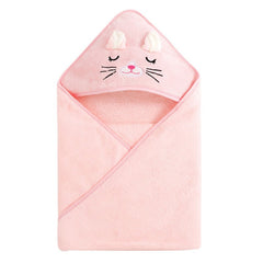 NewBorn Child Baby Cartoon Animal Face Hooded Towel