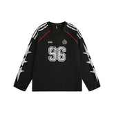 Women Activewear V-neck Sports Sweatshirt