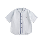Kids Boys Printed Bubble Pattern Baseball Shirt