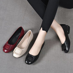 Comfortable Women's Flat Shoes with Wedge Heel, for Middle-Aged and Elderly Women
