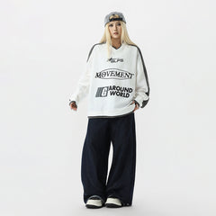 Unisex Casual Pullover Loose Sweatshirt