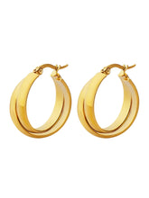 Accessories Women Double U-shaped Titanium Earrings