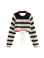 Woman Knitted Long Sleeve Pullover Sweaters