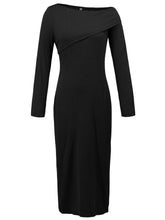 Women Casual Slant Off Shoulder Dress