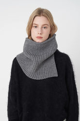 Accessories Women Slit Pullover Knit Scarf
