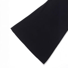 Women Casual Leisure Black Short Dress