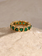 Women 18K Gold-Plated Inlaid Zircon Rings