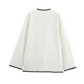 Women Casual Lace Up Overshirt