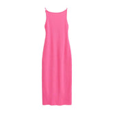 Women Casual Knit Strap Midi Dress