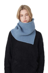 Accessories Women Slit Pullover Knit Scarf