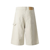 Men Ripped Design Denim Bermudas