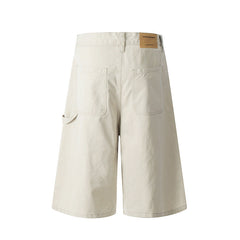 Men Ripped Design Denim Bermudas