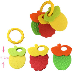 Newborn Baby Fruit Style Soft Rubber Food Grade Silicone Teethers