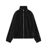 Women Elegant Woven Velvet Jacket