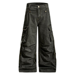 Men Casual Large Pocket Cargo Pants