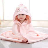 NewBorn Child Baby Cartoon Animal Face Hooded Towel