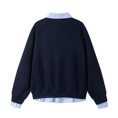Unisex Casual Loose Fit Cotton Collar Cardigans