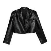 Women Black Pilot Leather Jacket