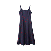 Women Slim Cotton Cowboy Dress
