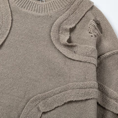 Knitted Long sleeve Unisex sweater