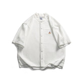 Men Breathable Active Loose Sports Lapel Shirt