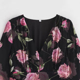 Women Casual Chiffon Printed Dress