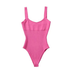 Women Summer Tank Sleeveless Knit Bodysuits