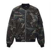 Men Winter Camouflage Cotton Zip Jacket