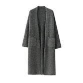Women Long Loose Cardigan Jacket
