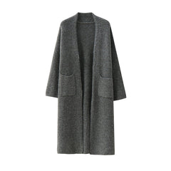 Women Long Loose Cardigan Jacket