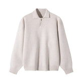 Men Crew Neck Fleece Knitwear Sweater
