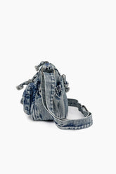 Accessories Adjustable Strap Denim Crossbody Bag