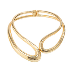 Accessories Women Large Sleek Niche Collar Necklace + Bracelets
