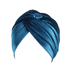 Accessories Women Cross Velvet Turban Hat Beanies