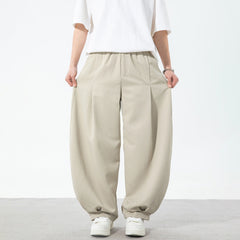 Men Loose Wide Leg Sports Pants