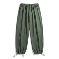 Casual Cargo Pants for Women and Men, Drawstring Waist