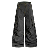Men Casual Large Pocket Cargo Pants