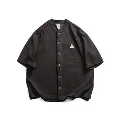 Men Breathable Active Loose Sports Lapel Shirt