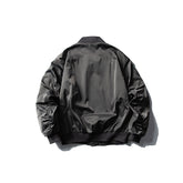 Unisex Casual Retro Bomber Jacket