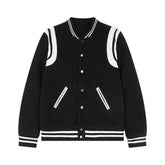 Unisex Classic Patchwork Baseball Jacket
