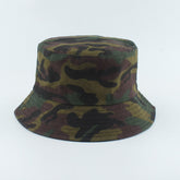 Men Camouflage Print Reversible Bucket Hat