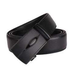 Mens Genuine Leather Automatic Buckle Belt
