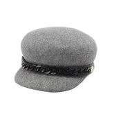 Women 100% Wool Winter Warm Newsboy Hat