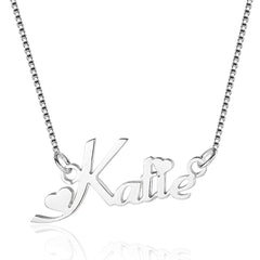 Sterling Silver 925 Russian Link Personalized Pendant Necklace