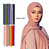 Accessories Women Cotton Jersey Hijab Soft Scarf