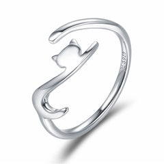 Women 925 Sterling Silver Animal Style Rings