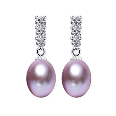 Sterling Silver 925 Pearl Drop Earrings