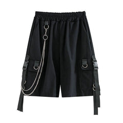 Women Cargo Loose Straight Casual Shorts