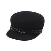 Women 100% Wool Winter Warm Newsboy Hat