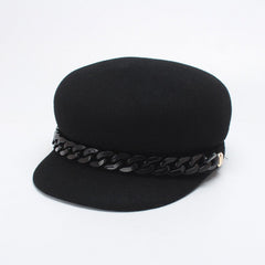 Women 100% Wool Winter Warm Newsboy Hat